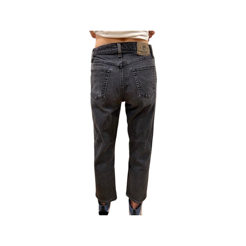 Wrangler Jeans Size 30 Black Denim, Baggy Jeans, Wrangler, Vintage Jeans, size 26 image 6