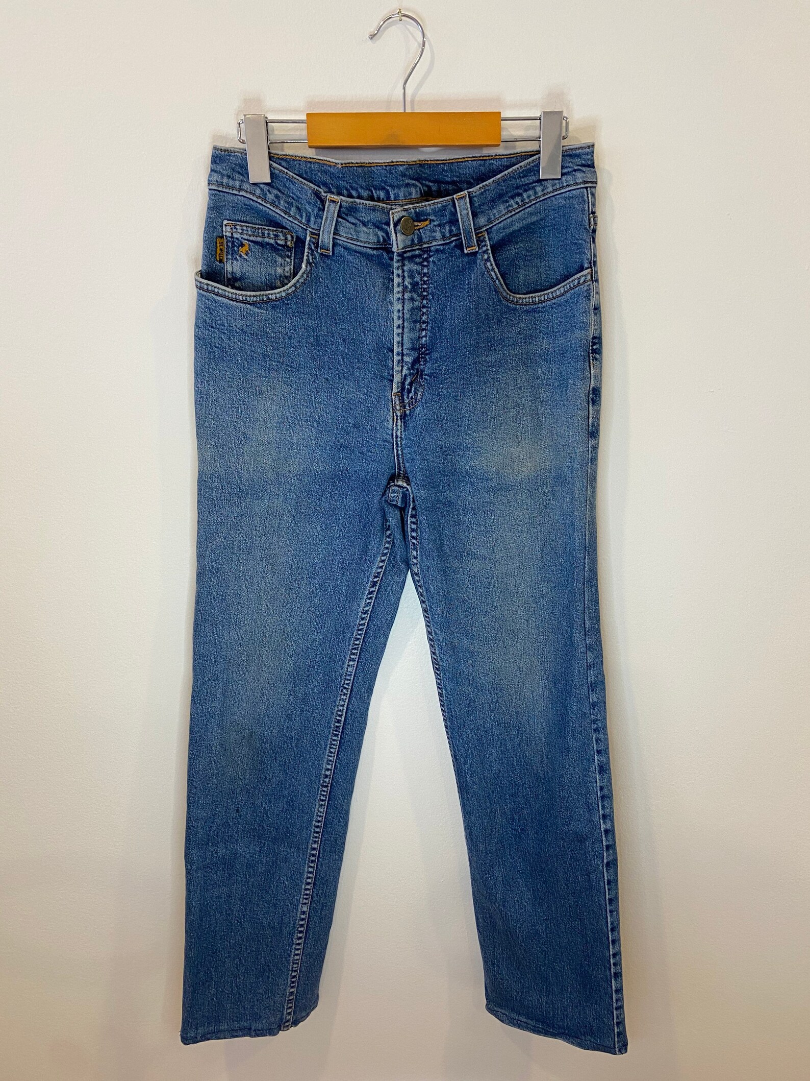 Vintage Lois jeans denim pants blue wash jeans 90s denim | Etsy