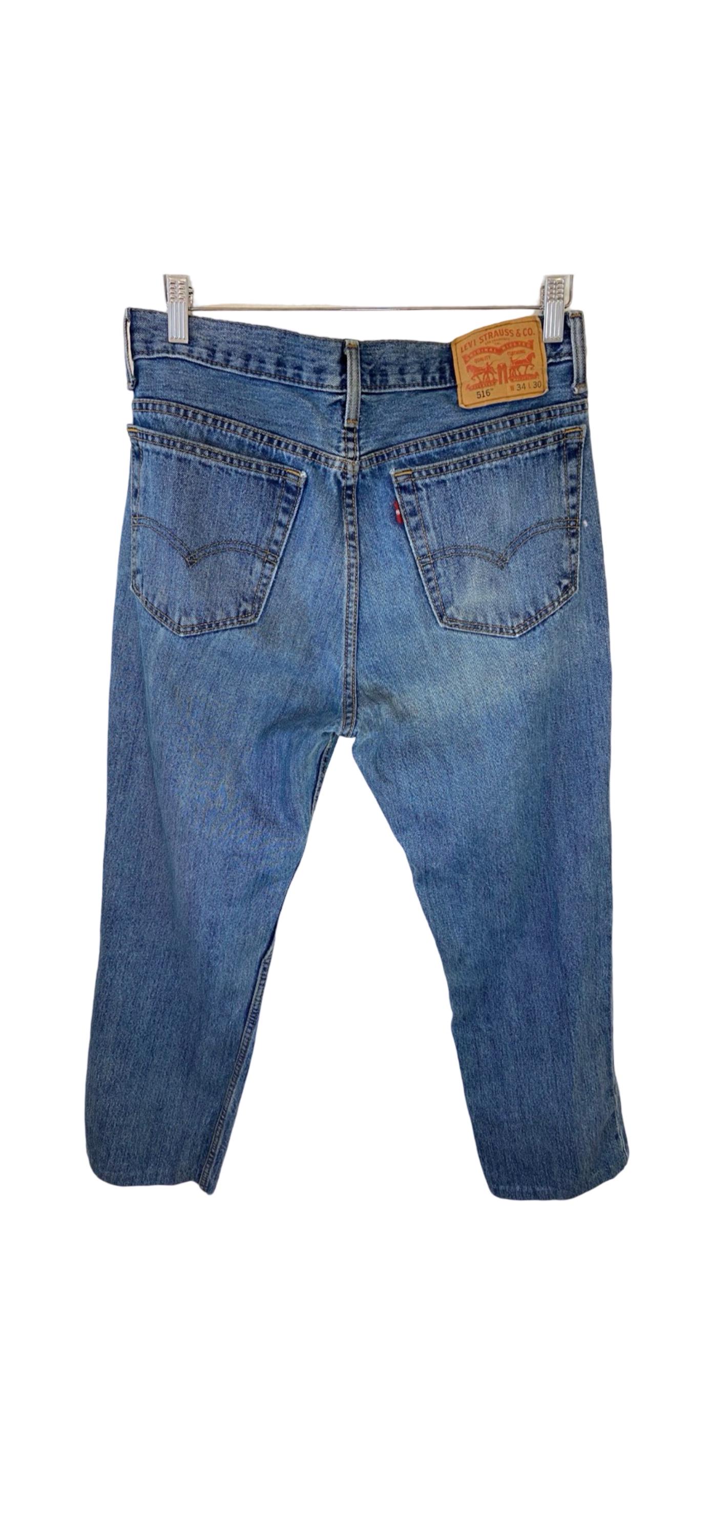 Vintage Levis 516 Jeans, Size W34 L30, Vintage Jeans, Denim