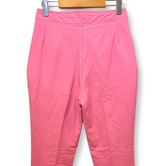 80's Snow Pants, Vintage pink ski pants, fitted s… - image 4