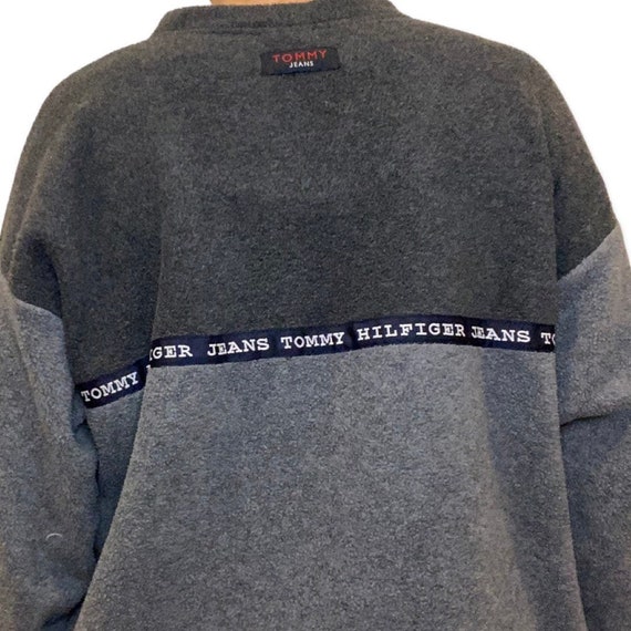 Tommy Hilfiger, 90's Fleece Sweater Warm Cozy Jum… - image 4