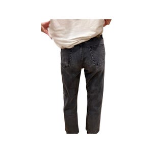 Wrangler Jeans Size 30 Black Denim, Baggy Jeans, Wrangler, Vintage Jeans, size 26 image 9