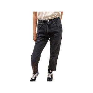 Wrangler Jeans Size 30 Black Denim, Baggy Jeans, Wrangler, Vintage Jeans, size 26 image 8