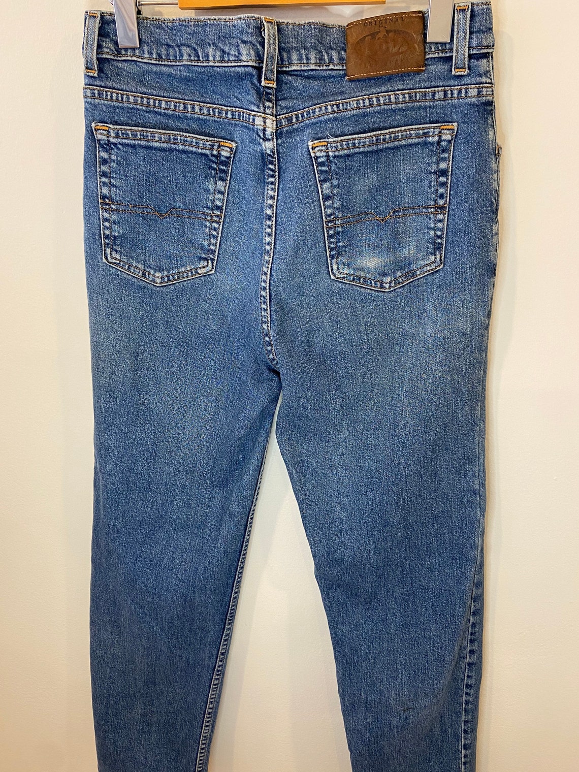 Vintage Lois jeans denim pants blue wash jeans 90s denim | Etsy