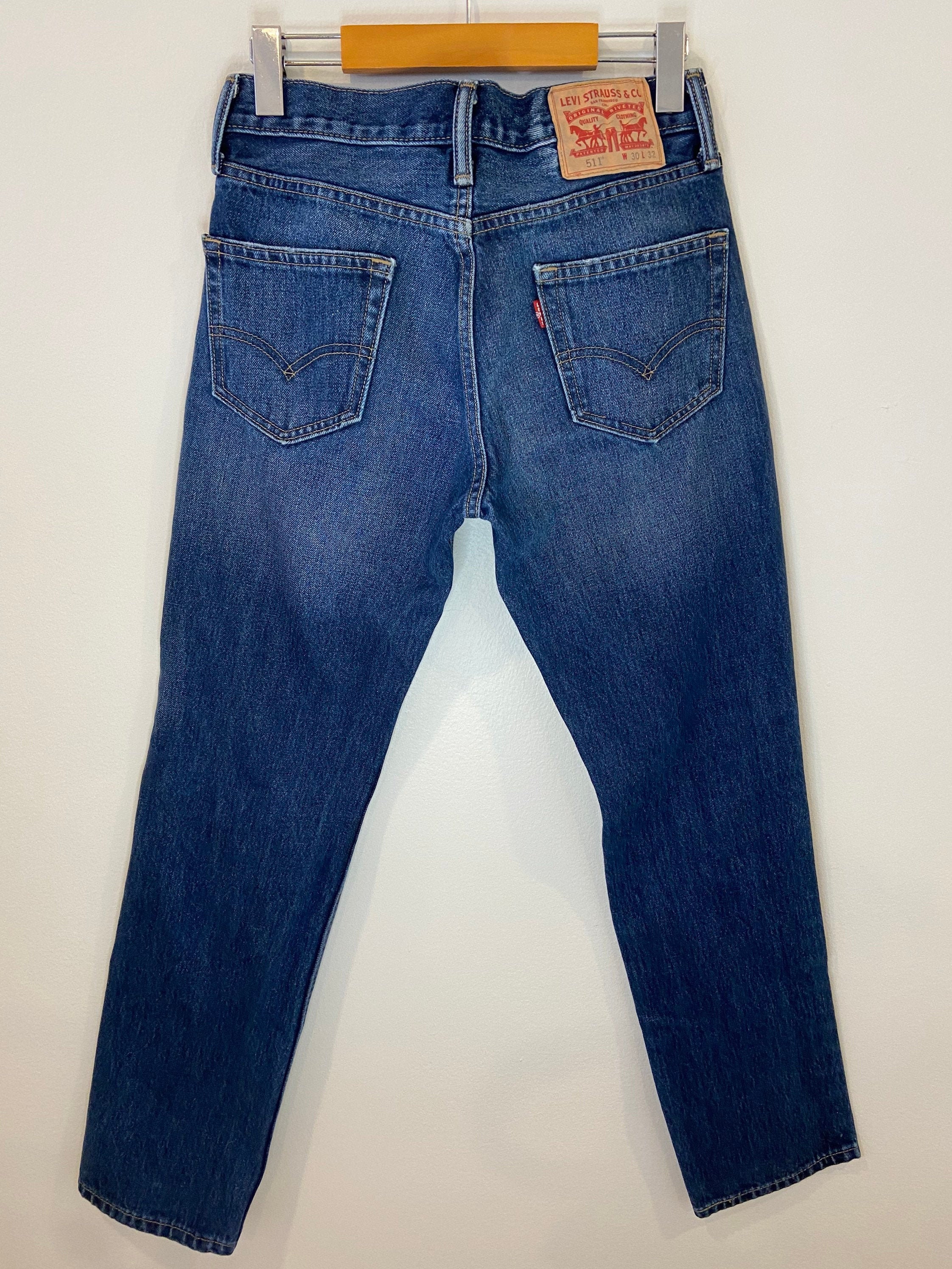 Vintage Levis Jeans Ripped Denim Size W30 L32 Vintage - Etsy Canada