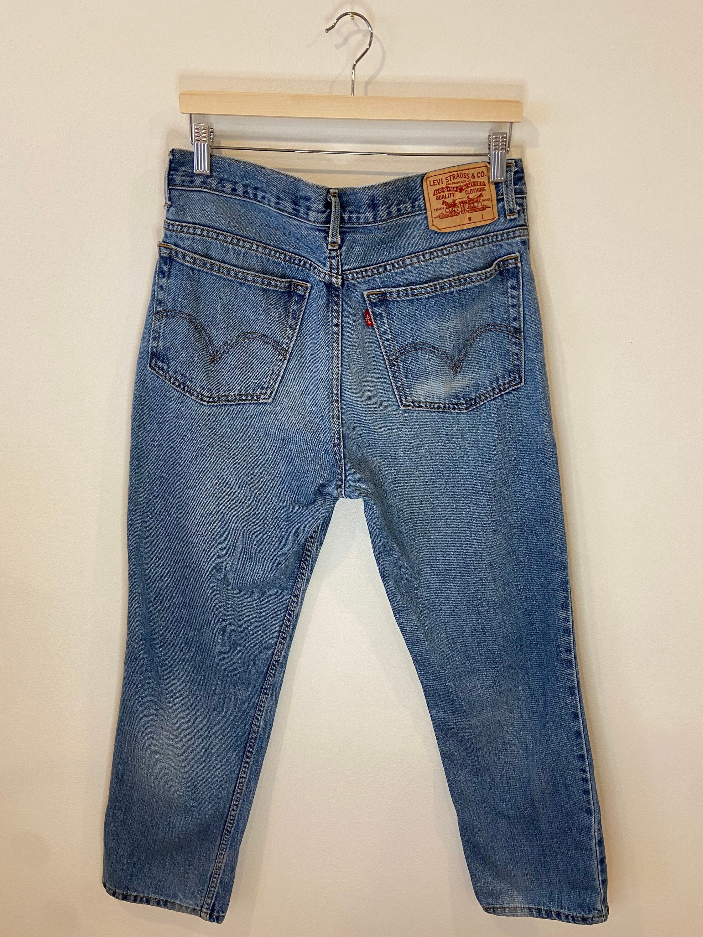 VINTAGE LEVIS 505 JEANS SIZE 34X30 W34 L30 MADE IN USA – Vintage rare usa
