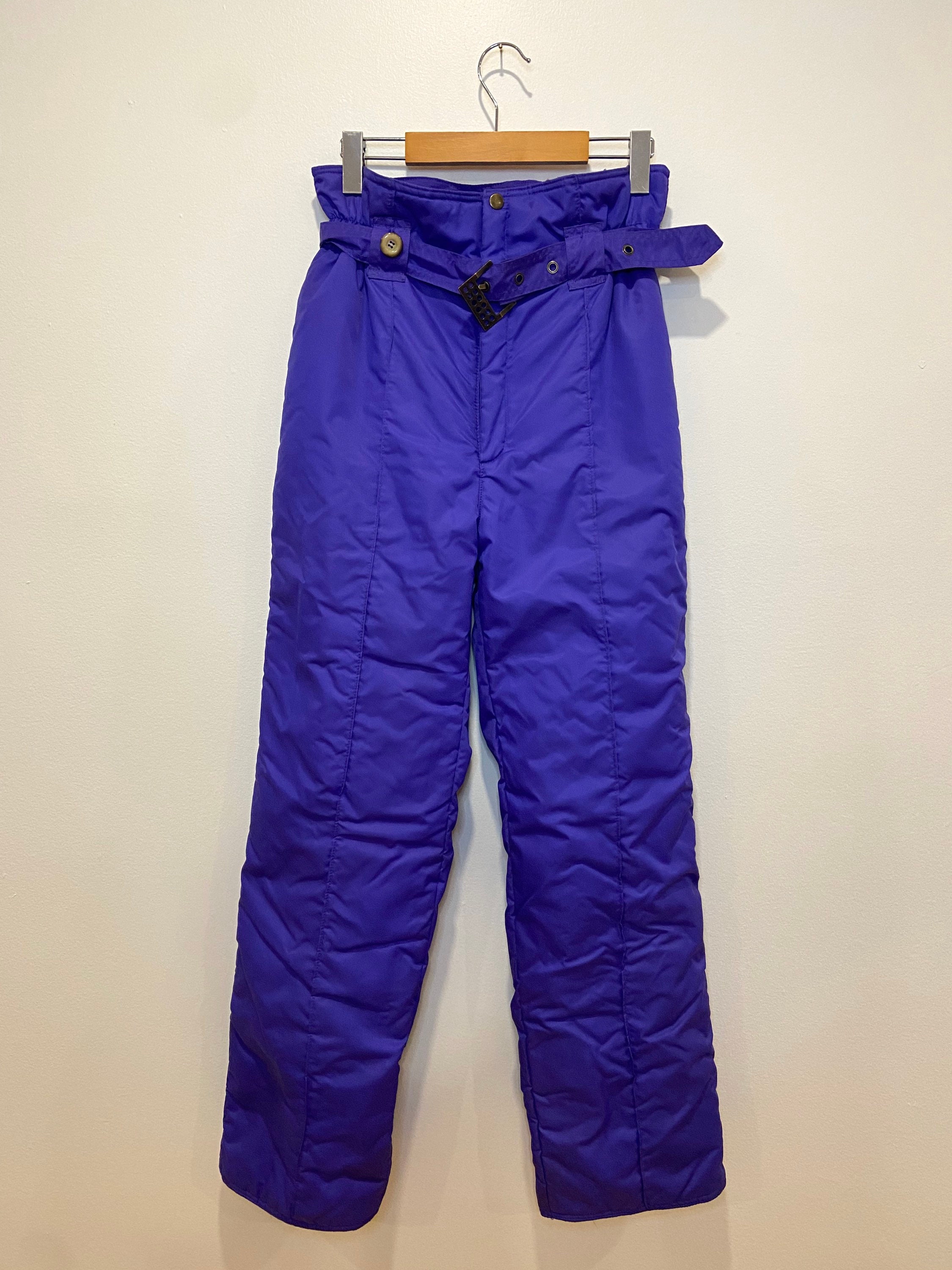 Snow Pants Purple Retro Ski - Etsy
