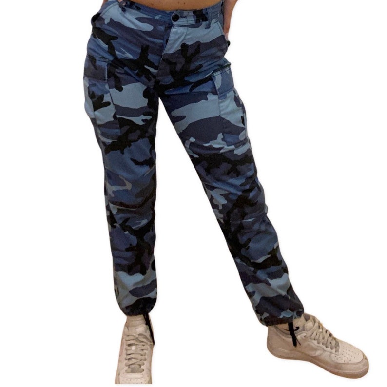 VINTAGE CAMO CARGO Pants Army Print Baggy Cargo Pants Etsy