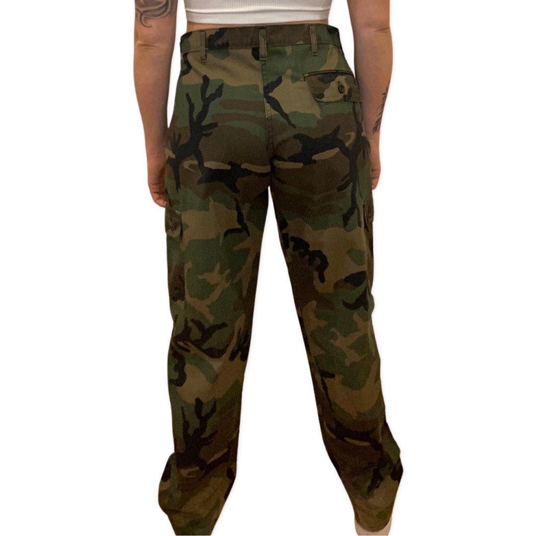 YLSDY Men's Harem Pants Oversized Baggy Pants Straight Leg Multi Pocket Cargo Pants With Drawstring Hip Hop Streetwear Pants Army Green XXXL