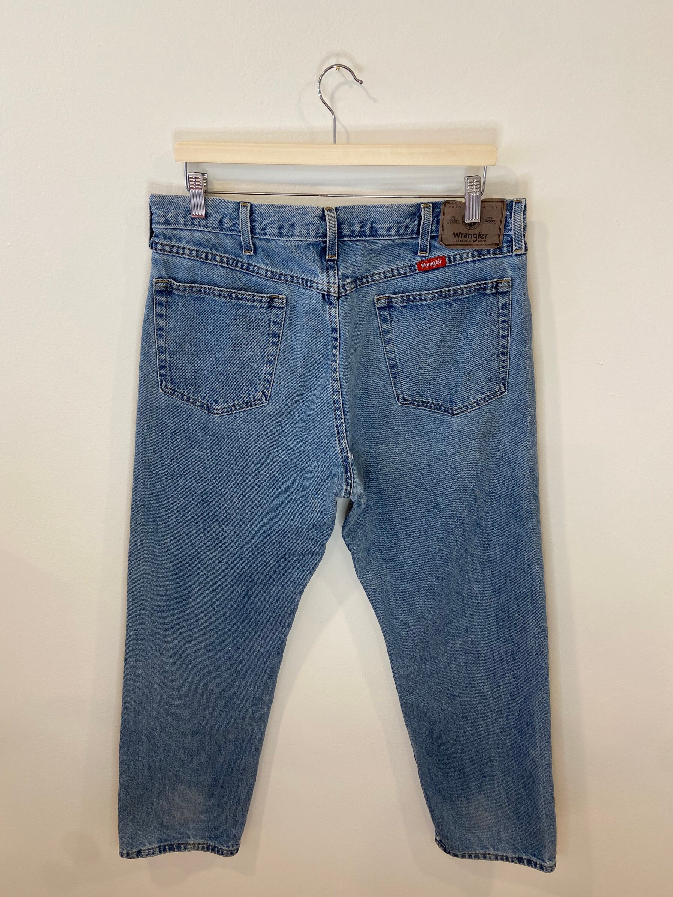 Vintage Wrangler Jeans Size W36 L30 Vintage Jeans Denim - Etsy