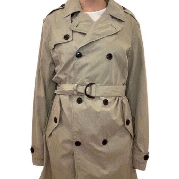 Banana republic beige trench deals coat