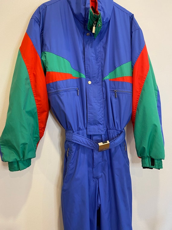 One Piece Ski Suit, Vintage Ski Jacket Size Medium