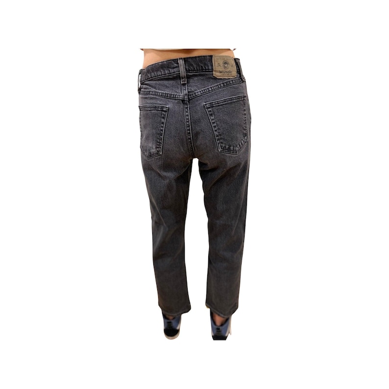 Wrangler Jeans Size 30 Black Denim, Baggy Jeans, Wrangler, Vintage Jeans, size 26 image 1