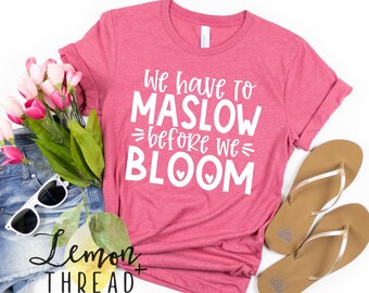 School Psychologist Shirt, Psychology Gifts, School Counselor Tshirt, Maslow Bloom, Child Development, Mental Health Matters, Teacher Life