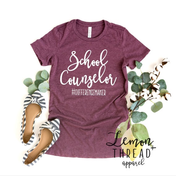 Proud to Be A School Counselor T Shirt Short Sleeve Tshirt