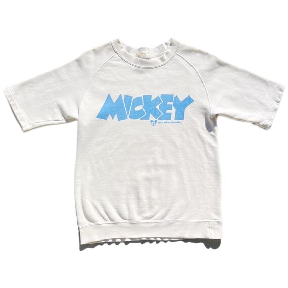 Rare Vintage 80s Japanese ‘Mickey’ Short Sleeve Sweat… - Gem