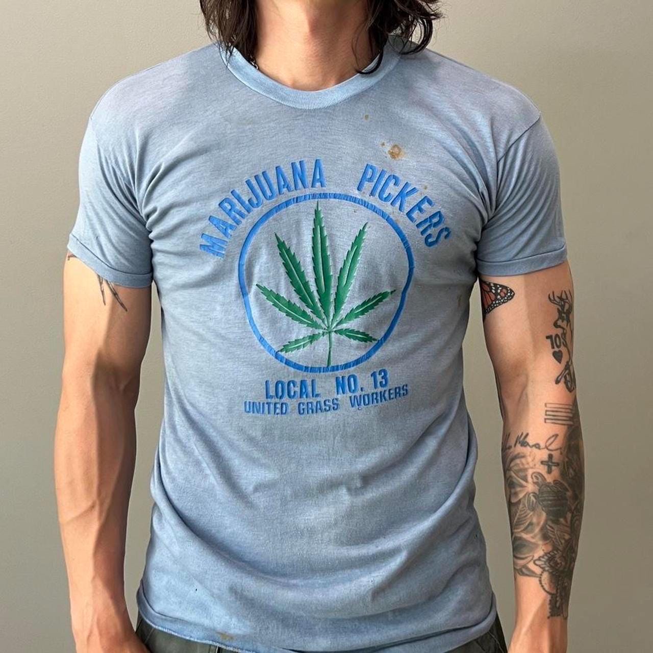 Rare Vintage 70s Marijuana Pickers T-shirt / Fits Like Medium - Etsy