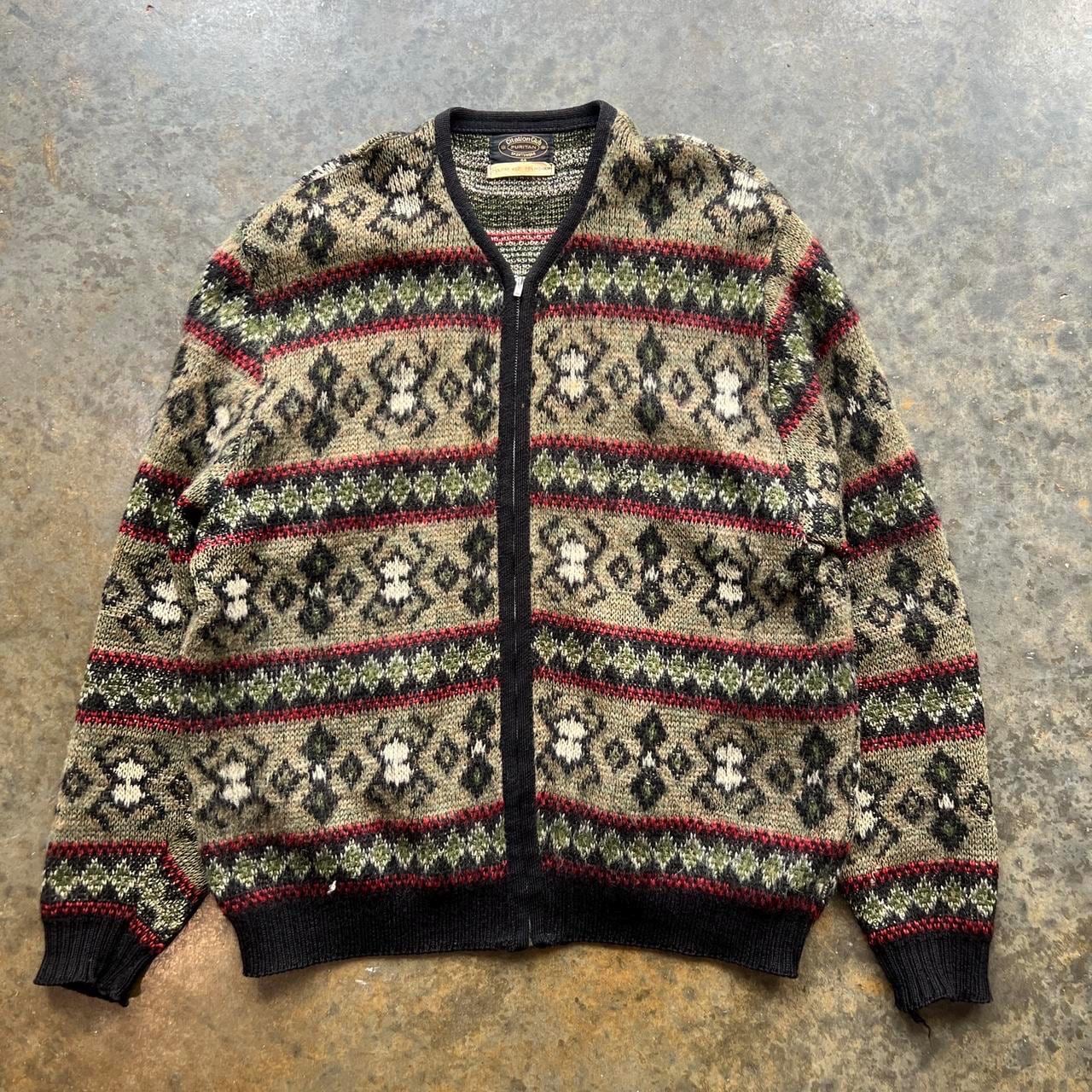 70’s PURITAN vintage mohair cardigan Vintage 70s Puritan Mohair Blend Full Zip Cardigan Sweater