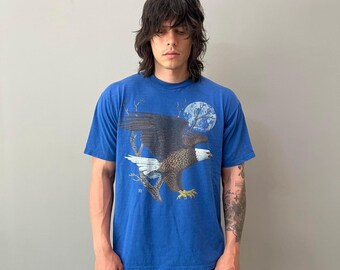 Vintage 90s Full Moon Eagle Tee • XL