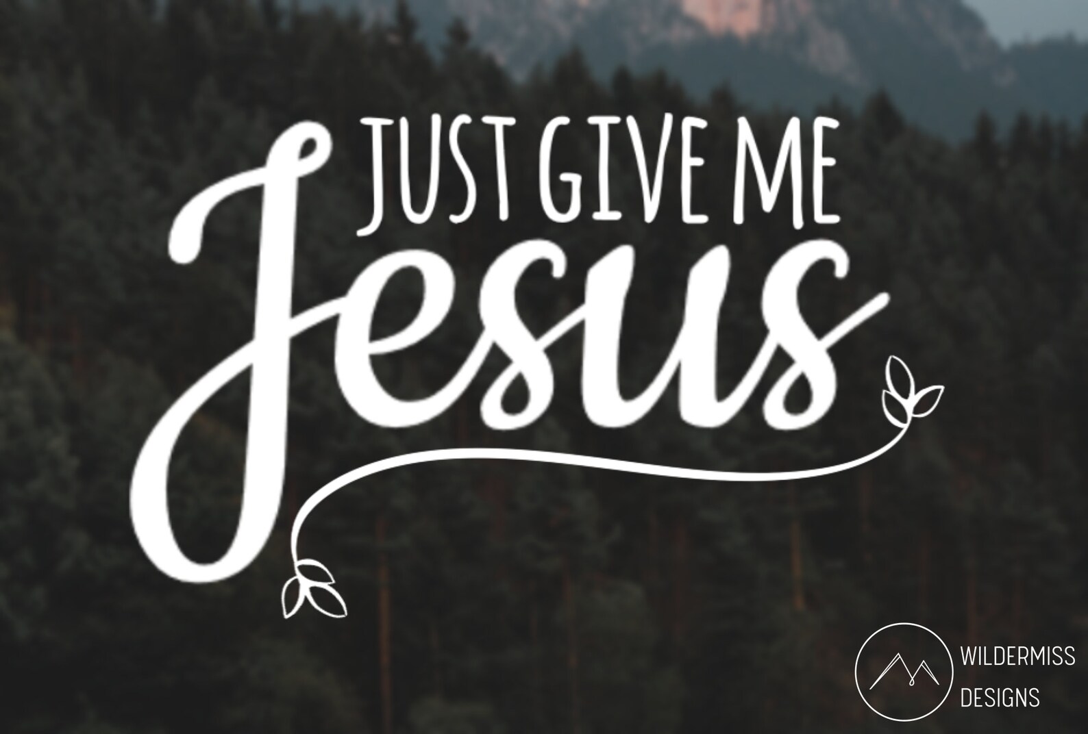 Just Give Me Jesus Vinyl Decal Sticker Laptop Decal Car - Etsy