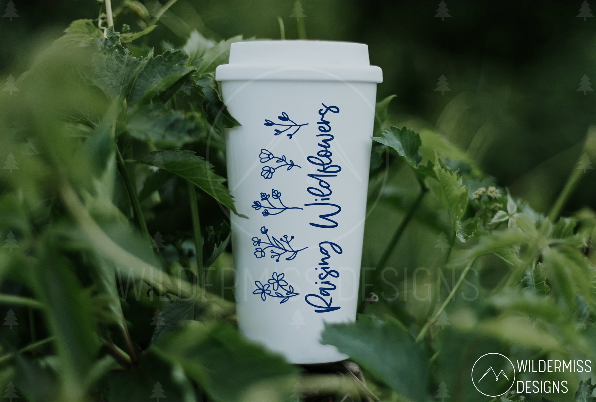 Raising Wildflowers Vinyl Decal Wildflowers Decal Nature Etsy