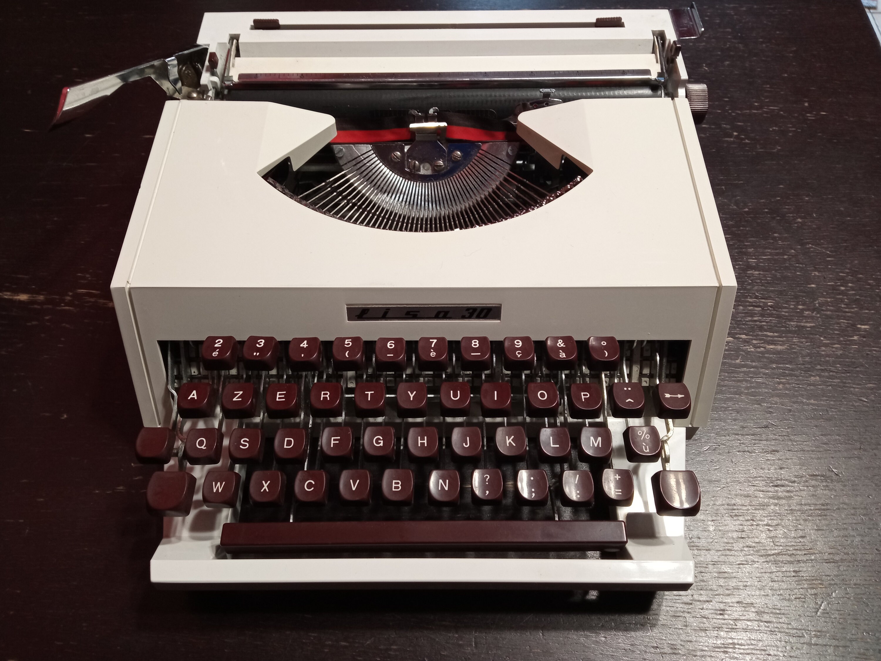 Machine à Écrire Lisa 30 Antares Vintage