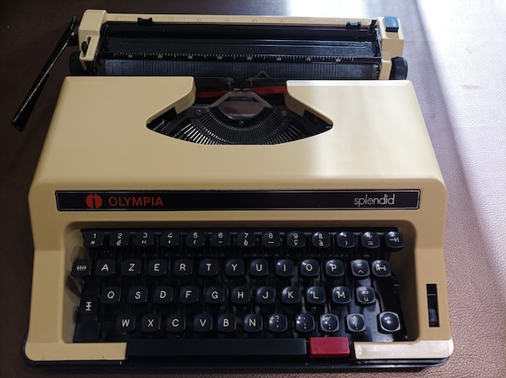 Olympia Typewriter Yellow - Etsy