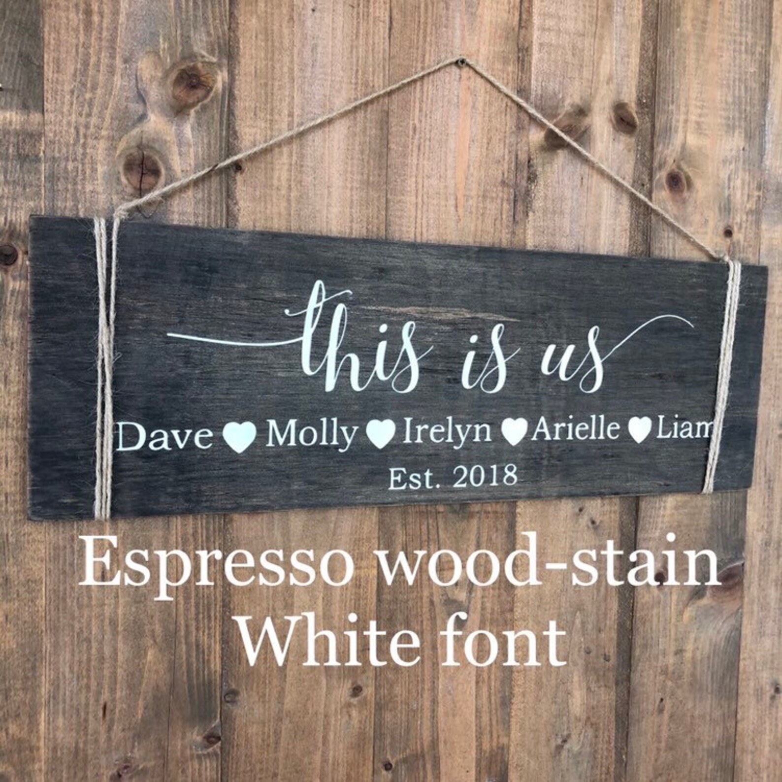 This is Us Quote Wood Sign Unique Family Gift Idea Family Etsy