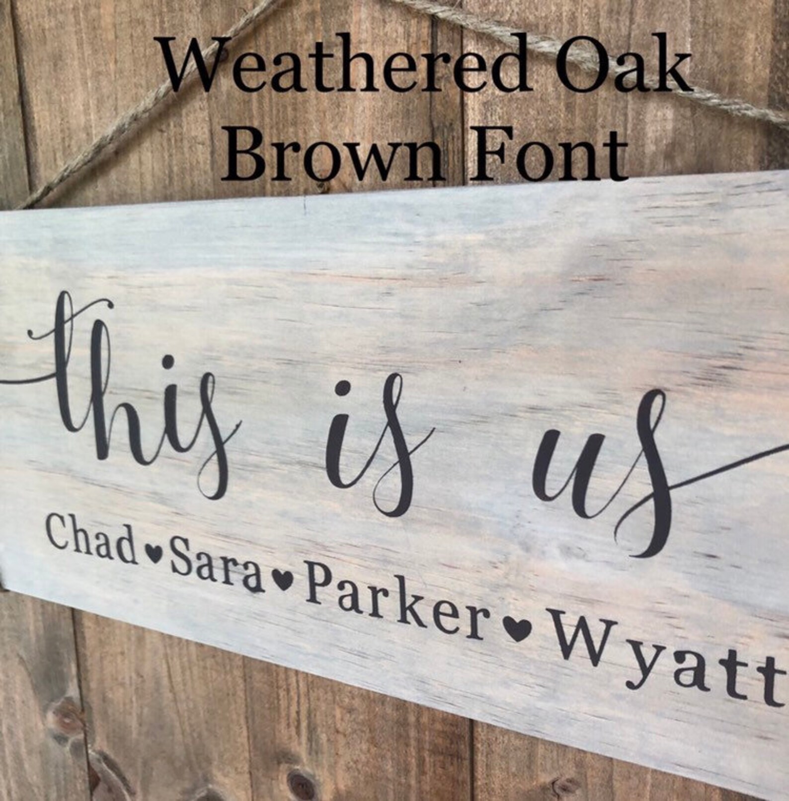 This is Us Quote Wood Sign Unique Family Gift Idea Family Etsy