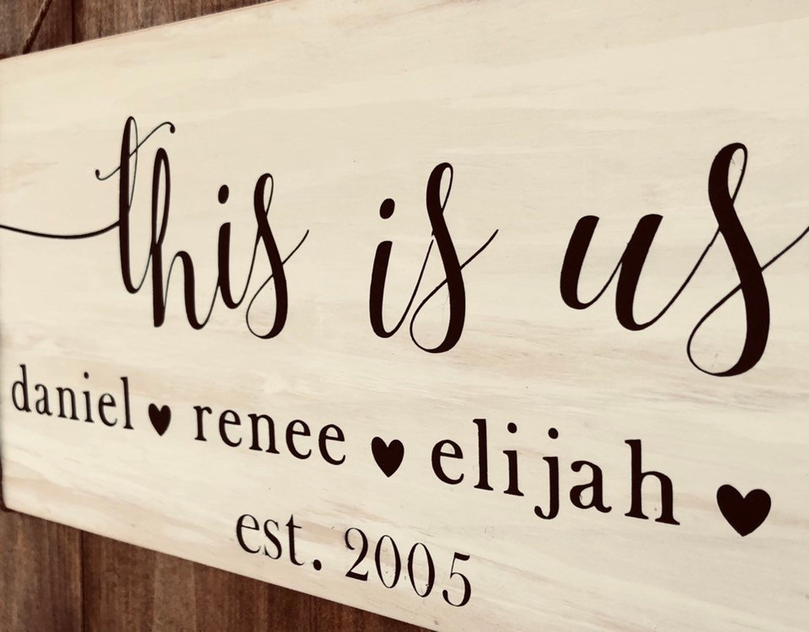 This is Us Quote Wood Sign Unique Family Gift Idea Family Etsy