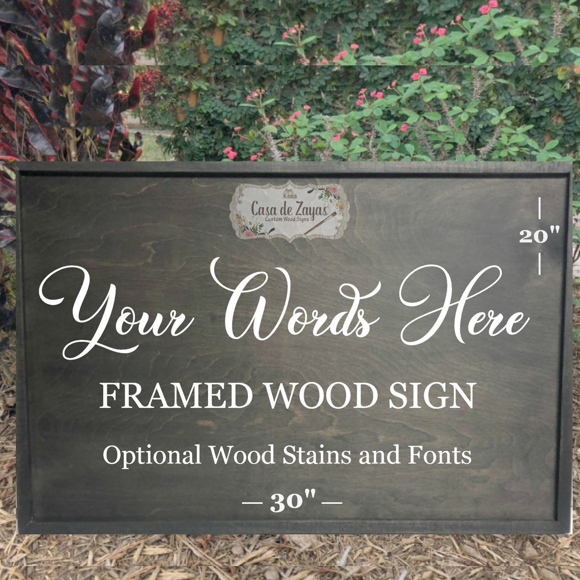 Large Custom Quote Sign Rustic Business Sign Wedding Etsy