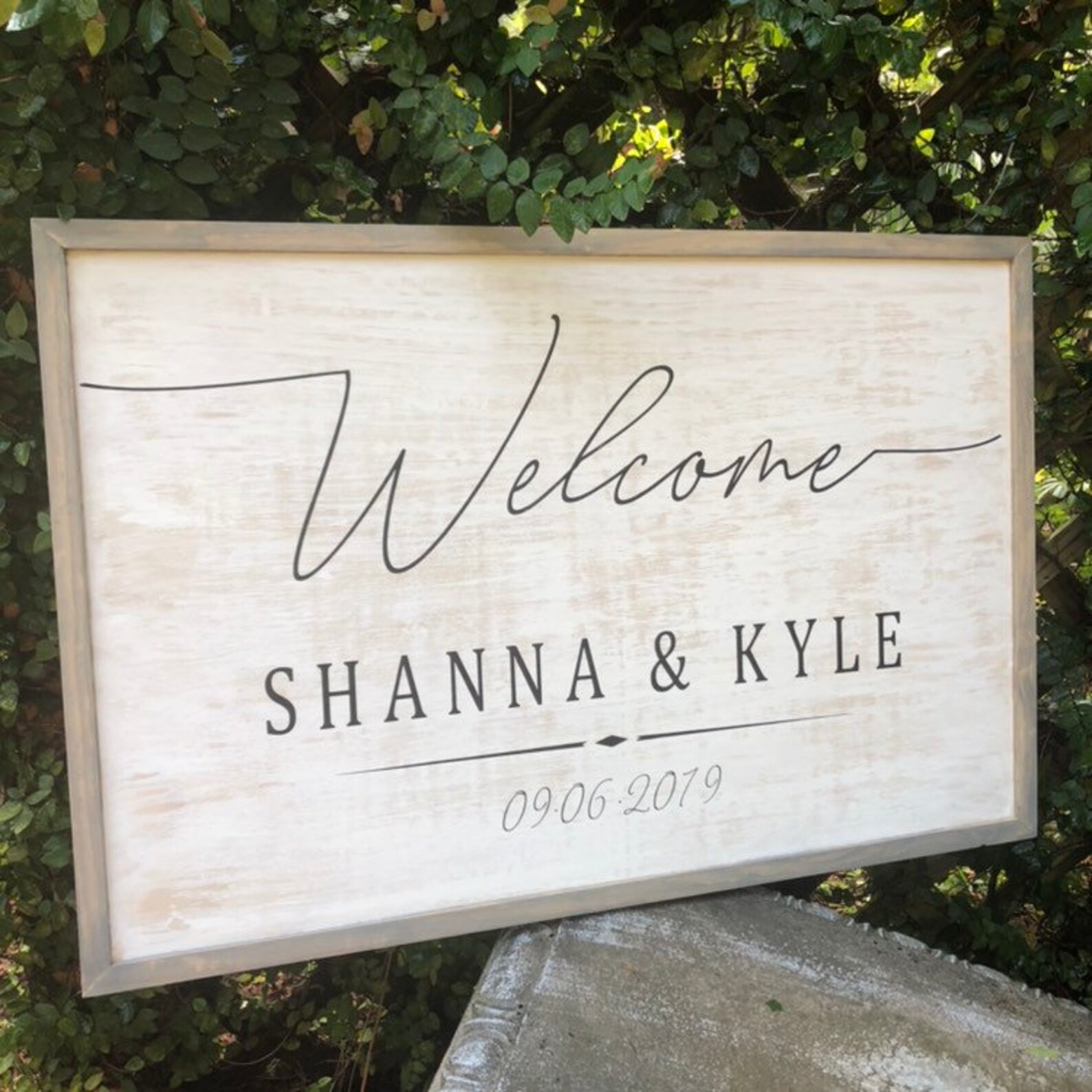 Large Custom Quote Sign Rustic Business Sign Wedding Etsy