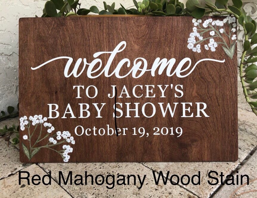Custom Wood Sign Baby Shower Wooden Sign Wedding Etsy