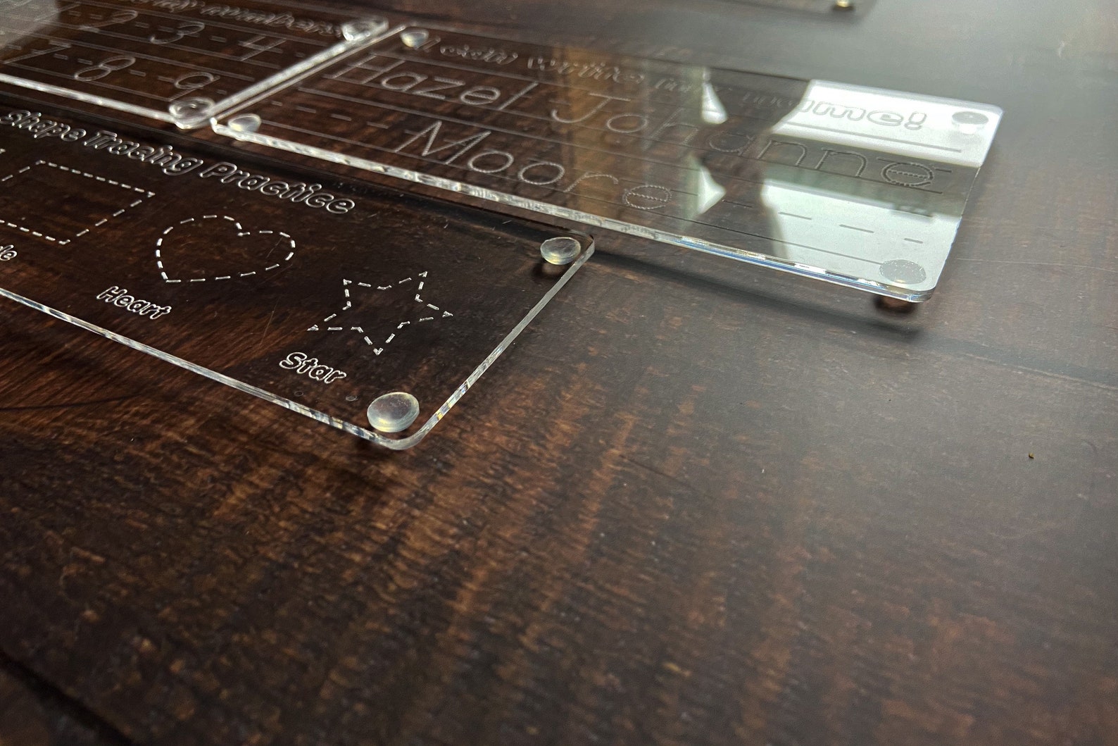 Acrylic Dry Erase Learning Boards Etsy