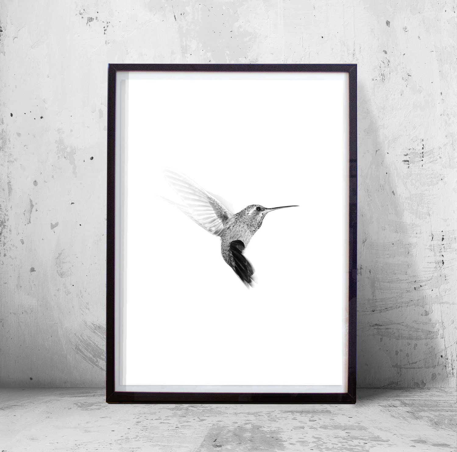 Poster Printable Hummingbird - and Nordic Bird White Photo Print Minimalist Wall Black Etsy Minimalism Art Nature Scandinavian Art Print Colibri