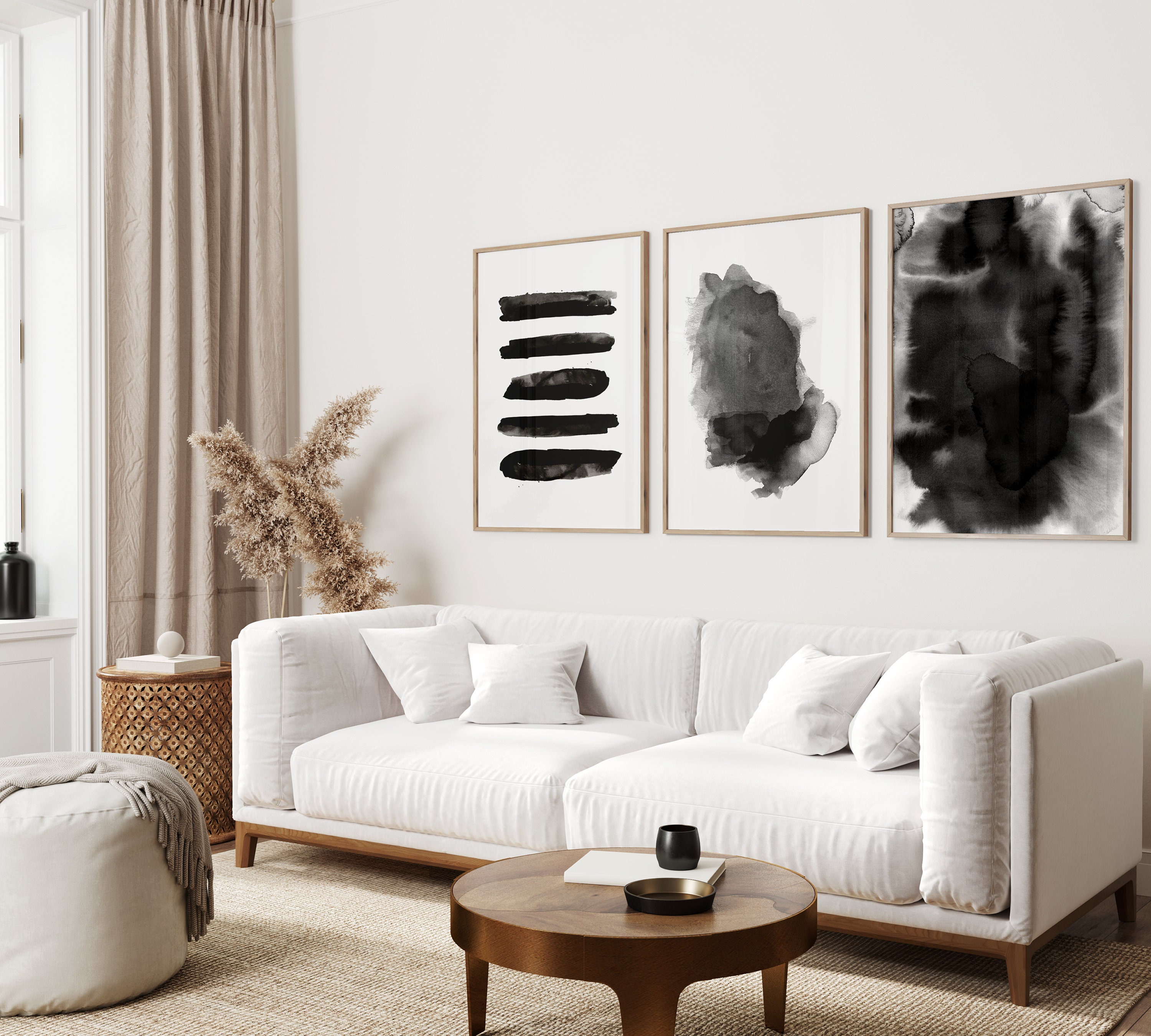 Abstrakte Wandkunst Von Wapluam – Leinwanddruck 50x100 Cm, 1 Panel, Moderne Dekoration Für Wohnzimmer, Schlafzimmer & Büro