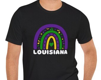 Louisiana Mardi Gras shirt, New Orleans Louisiana, Cajun style