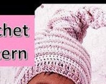 Crochet Baby Elf Hat Cardigan Set Pattern Preemie Newborn 3 6 9 12 months X Mas Gift Birthday Beginner Jacket Hat Set Chunky Digital Pdf