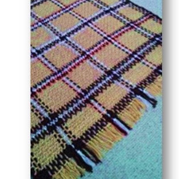 Crochet Plaid Blanket PATTERN Easy Fast Beginner Tartan Afghan Afghan Geometric Throw Wedding Housewarming Gift Baby Shower Digital Pdf