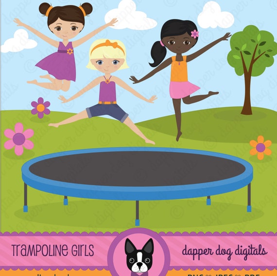 Trampoline Clipart Commercial Use Vector Images -