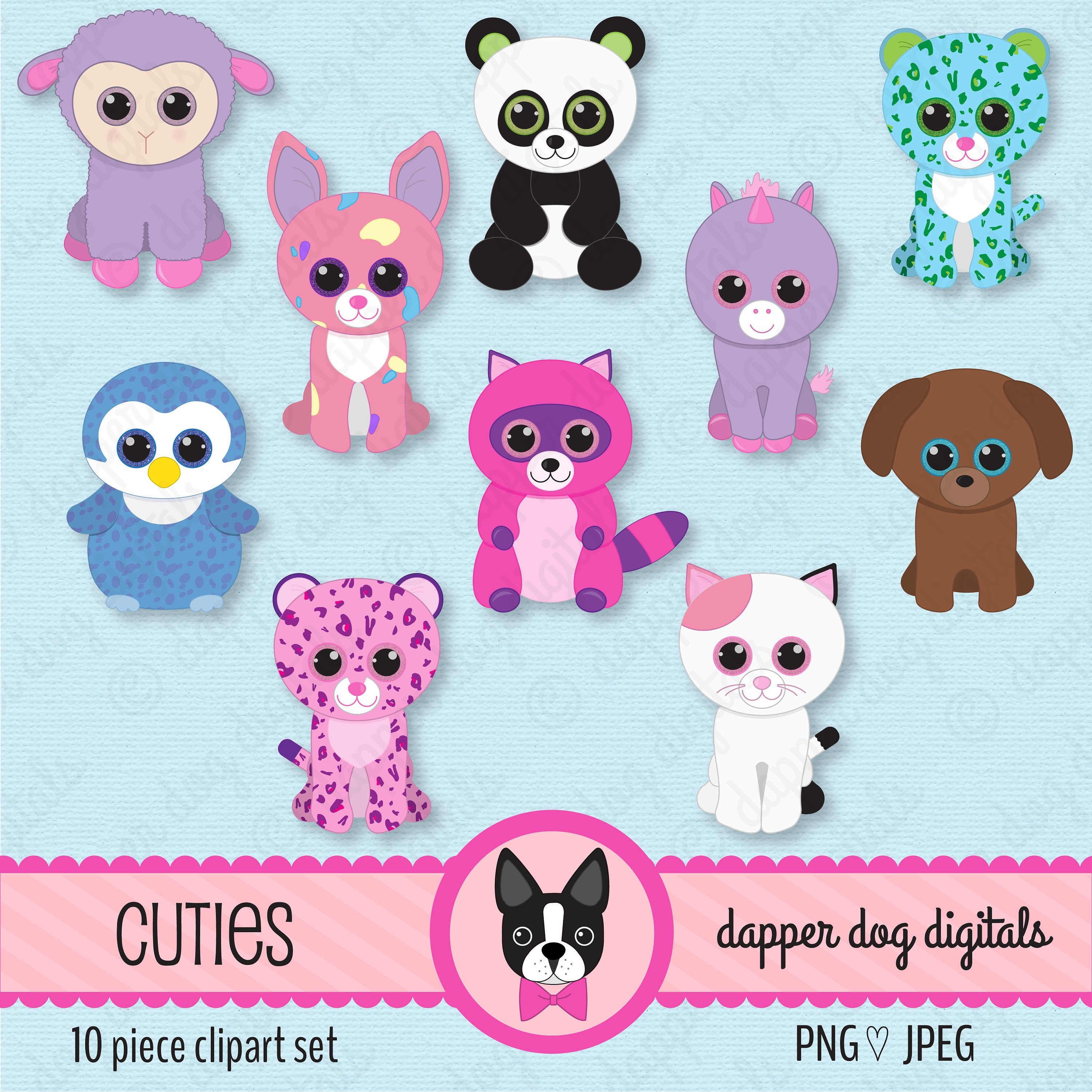 Cuties Clipart Pack Vector Images Digital Clip Art Digital | Etsy
