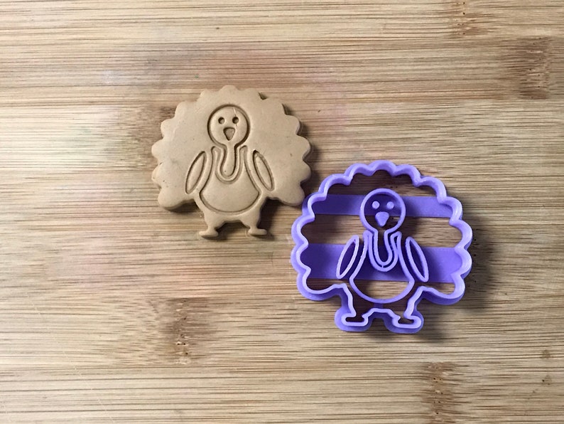 694. Funny Turkey Cookie Cutter Fondant Cutter 3D Printed Etsy