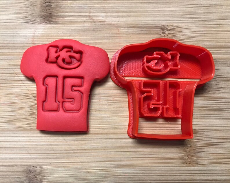 592. KC 15 Jersey Cookie Cutter Fondant Cutter 3D Printed Etsy