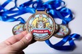 Custom Oak Wood Sports Medal, Personalized Award product logo