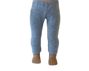 18 Zoll Puppenkleidung - 18 Zoll Puppenleggings - Graue Puppenleggings