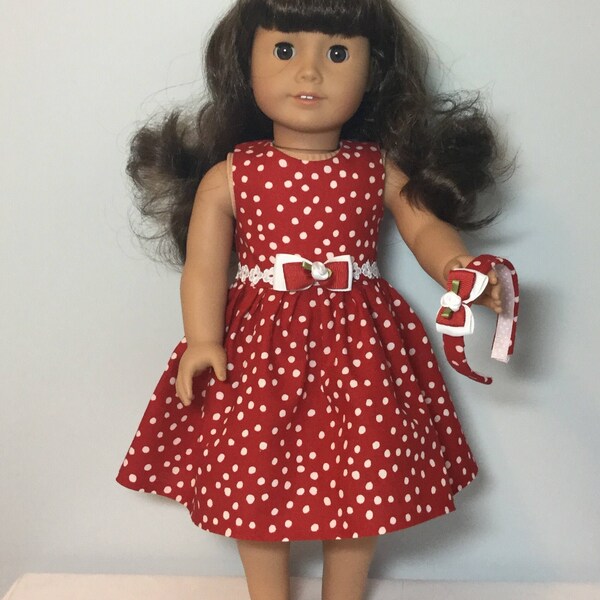 Fits like an American Girl Doll Dress or Fits Like  American Girl Doll Clothes - 18 inch Doll Dress 18 inch Doll Clothes