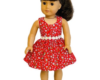 18 inch Doll Dress.  18 inch doll clothes. 18 inch doll summer dress