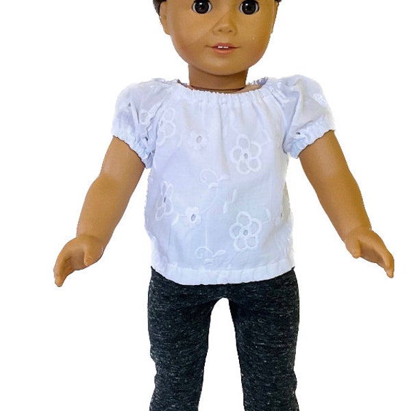 18 inch doll clothes -18 inch doll peasant top