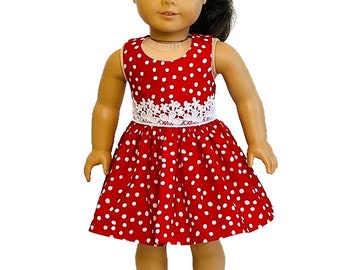 18 inch Doll Dress.  18 inch doll clothes. 18 inch doll summer dress