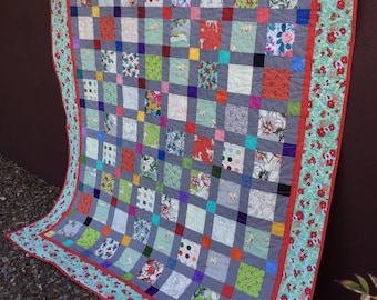 Handmade equestrian quilt